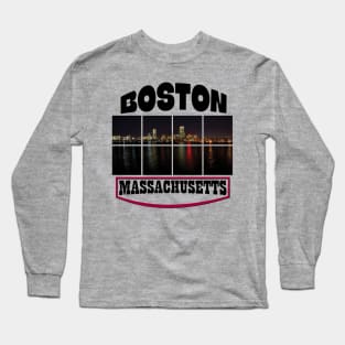 Boston Massachusetts Long Sleeve T-Shirt